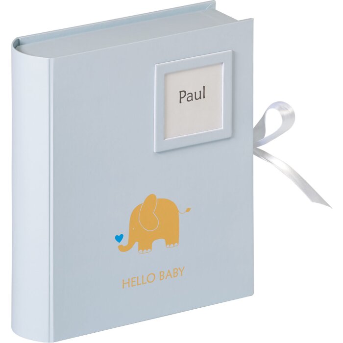 Walther Babybox Baby Animal bleu 27x24,5x7 cm