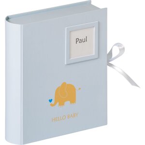 Walther Babybox Baby Animal bleu 27x24,5x7 cm