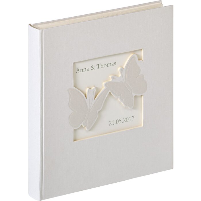 Walther Album de mariage Farfalla 28x30,5 cm 50 pages blanches