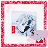 Ele Bele Baby Cadre-portrait rouge pour 1 photo 10x10 cm