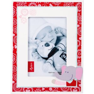 Ele Bele Baby Cadre-portrait rouge pour 1 photo 10x15 cm