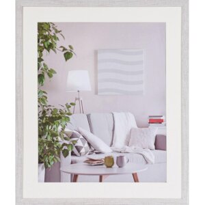 Henzo Cadre photo Moderne 50x60 cm blanc avec...