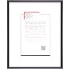 Ceanothe cadre plastique Gallery 21x30 cm noir DIN A4 cadre pour documents