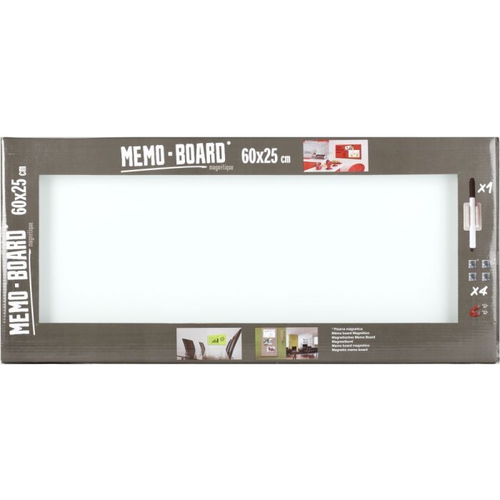 Ceanothe Memo-Board 25x60 cm blanc