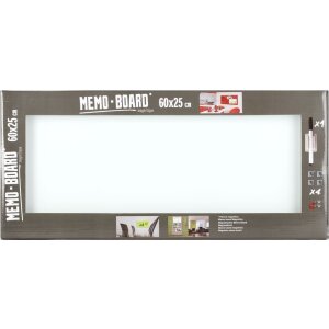 Ceanothe Memo-Board 25x60 cm blanc