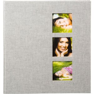 Goldbuch album photo STYLE gris 30x31 cm 60 pages blanches