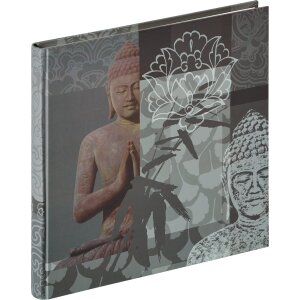 Walther Album photo Buddha gris 26x25 cm 40 pages blanches