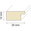 Ceanothe cadre en bois Mat 3 couleurs