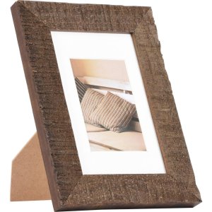 Cadre en bois Driftwood 10x15 cm brun foncé