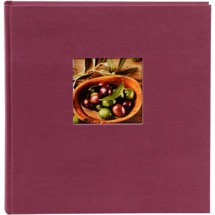 Goldbuch Album photo Bella Vista fuchsia 30x31 cm 60 pages noires