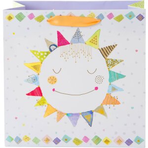 Pochette cadeau 18x18 cm Happy Sun