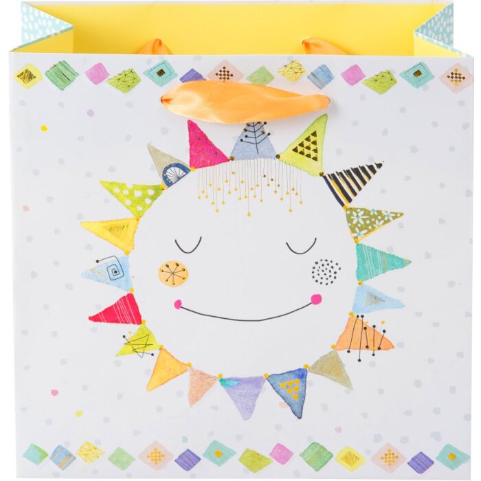 Pochette cadeau Happy Sun 27x10 cm