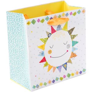 Pochette cadeau Happy Sun 27x10 cm