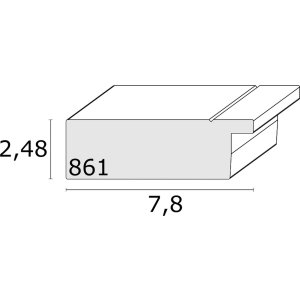 Cadre photo argent plastique 50,0 x70,0 cm S861D