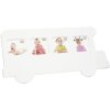 Cadre enfant bus blanc bois 7,0 x8,0 cm