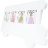 Cadre enfant bus blanc bois 7,0 x8,0 cm