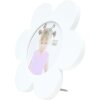 Cadre enfant fleur blanc bois 12 cm