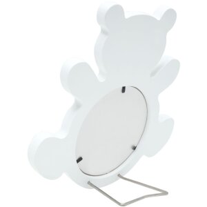 Cadre enfant Ours blanc bois 10 cm