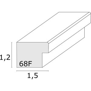 Cadre photo blanc S68FK1 Bois 13,0 x18,0 cm S68FK