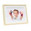 Cadre photo avec passe-partout couleur naturelle bois 10,0 x15,0 cm S67WH