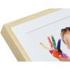 Cadre photo avec passe-partout couleur naturelle bois 10,0 x15,0 cm S67WH