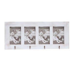 Cadre de galerie Deknudt blanc bois S67TF 4 photos 10x15 cm