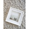 Cadre photo avec passe-partout blanc bois 20,0 x30,0 cm S67NK