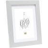 Cadre en bois S66KD1 argent 18x24 cm