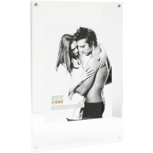 Cadre photo Deknudt transparent plastique 20x30 cm S58SB1