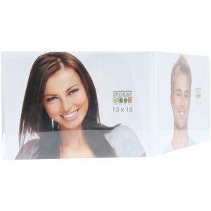 Cadre photo transparent plastique 13,0 x18,0 cm