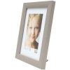 Cadre en bois Deknudt S54S beige 13x13 cm