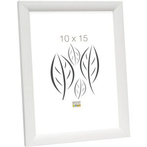 Cadre en bois S54S blanc 15,0 x23,0 cm