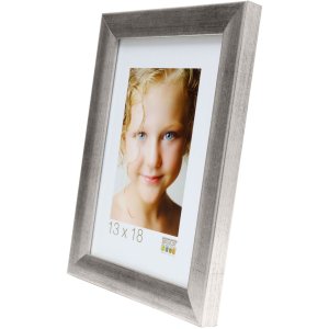 Cadre en bois S54S argent 20,0 x20,0 cm