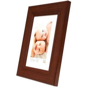 Cadre photo marron bois 20,0 x20,0 cm S53GH