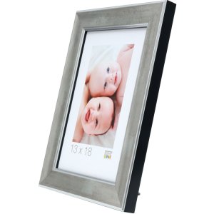 Cadre photo argent bois 18,0 x24,0 cm S45YD