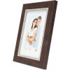 Cadre photo marron plastique 20,0 x30,0 cm S45VY