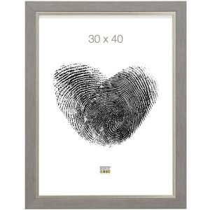 Cadre photo gris plastique 30,0 x45,0 cm S45VF