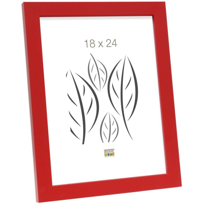 Cadre en bois S45S rouge 10,0 x15,0 cm