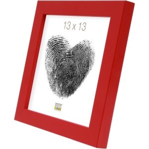 Cadre en bois S45S rouge 10,0 x15,0 cm