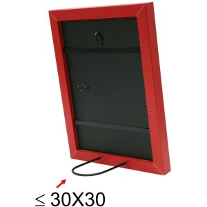 Cadre en bois S45S rouge 60,0 x80,0 cm