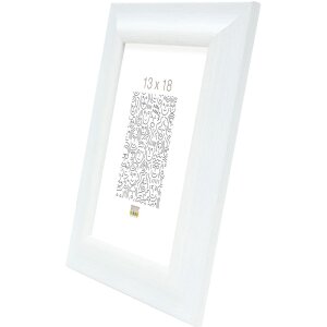 Cadre photo blanc plastique 10,0 x15,0 cm S45MF