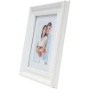 Cadre photo plastique Deknudt S45HF1 blanc 18x24 cm