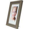 Cadre photo marron bois 20,0 x20,0 cm S45ES