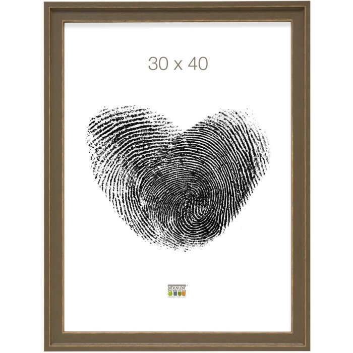 Cadre photo marron bois 24,0 x30,0 cm S45ES