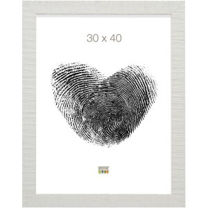 Cadre photo blanc bois 30,0 x40,0 cm S43XF