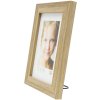 Cadre photo couleur chêne plastique 13,0 x18,0 cm S43WF