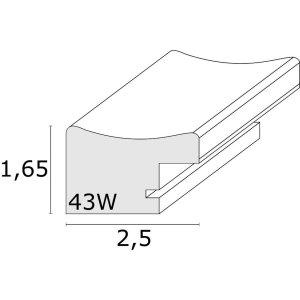 Cadre photo gris plastique 10,0 x15,0 cm S43WF