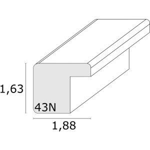 Cadre photo argent bois 10,0 x15,0 cm S43ND