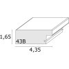 Cadre en bois Deknudt S43BK noir 40x50 cm
