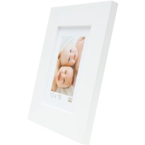 Cadre photo blanc bois 20,0 x25,0 cm S43BK